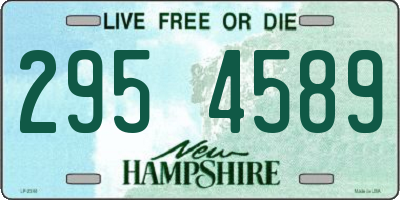 NH license plate 2954589