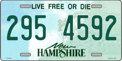 NH license plate 2954592