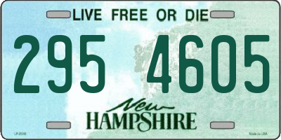 NH license plate 2954605