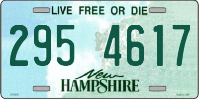 NH license plate 2954617