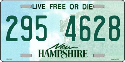 NH license plate 2954628