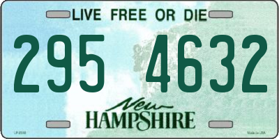 NH license plate 2954632