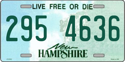 NH license plate 2954636