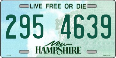 NH license plate 2954639