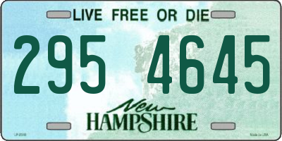 NH license plate 2954645