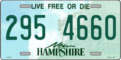 NH license plate 2954660