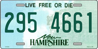 NH license plate 2954661