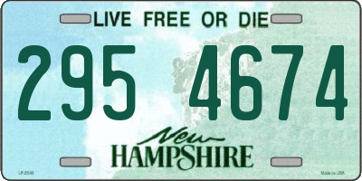 NH license plate 2954674
