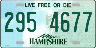 NH license plate 2954677