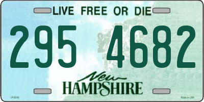 NH license plate 2954682