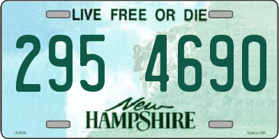 NH license plate 2954690