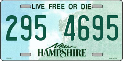 NH license plate 2954695