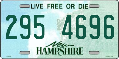 NH license plate 2954696