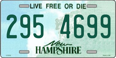 NH license plate 2954699
