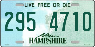 NH license plate 2954710