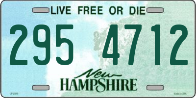 NH license plate 2954712