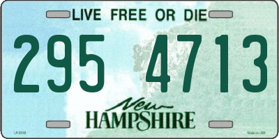 NH license plate 2954713