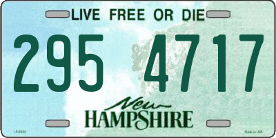 NH license plate 2954717