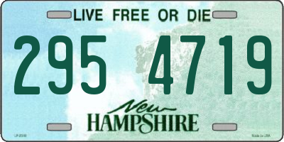 NH license plate 2954719