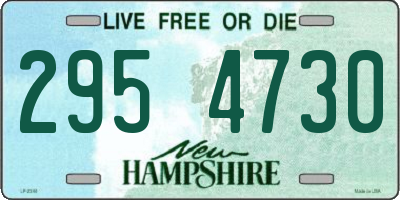 NH license plate 2954730