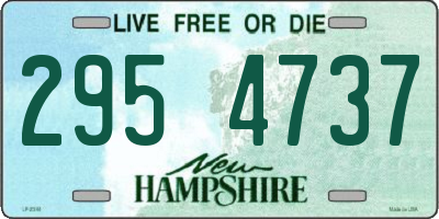 NH license plate 2954737