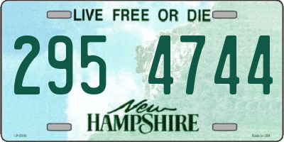 NH license plate 2954744