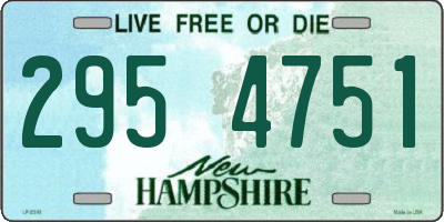 NH license plate 2954751