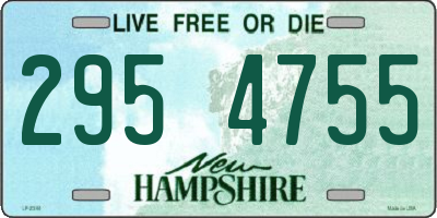 NH license plate 2954755