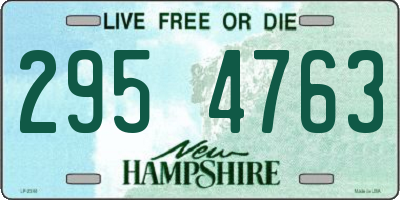 NH license plate 2954763