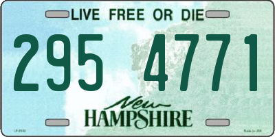 NH license plate 2954771