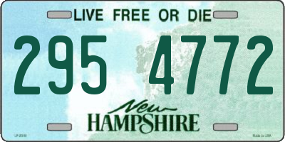 NH license plate 2954772