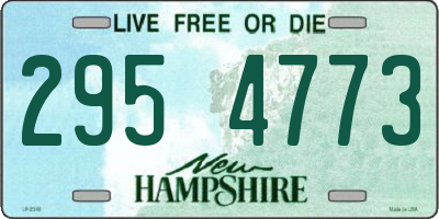 NH license plate 2954773