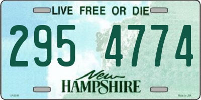 NH license plate 2954774