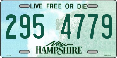 NH license plate 2954779