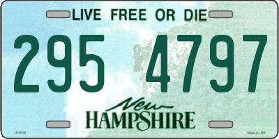 NH license plate 2954797