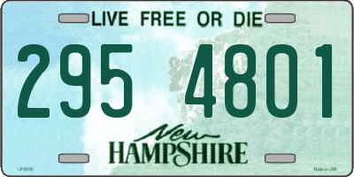 NH license plate 2954801