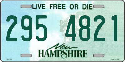 NH license plate 2954821