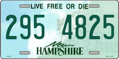 NH license plate 2954825