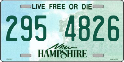 NH license plate 2954826