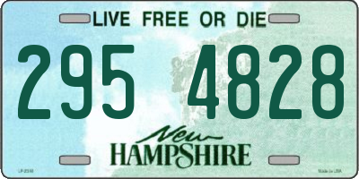 NH license plate 2954828