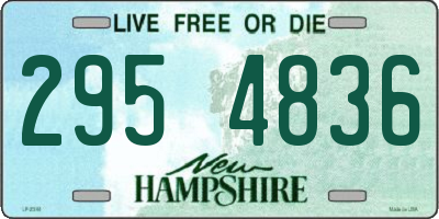 NH license plate 2954836