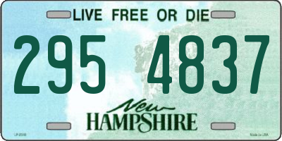 NH license plate 2954837