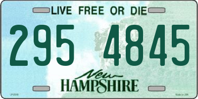 NH license plate 2954845