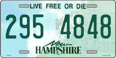 NH license plate 2954848