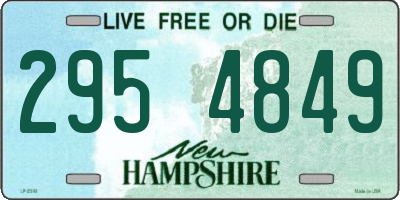 NH license plate 2954849