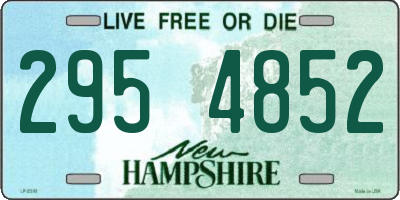 NH license plate 2954852