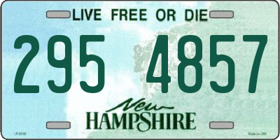 NH license plate 2954857