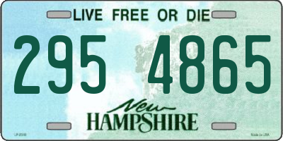 NH license plate 2954865