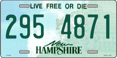 NH license plate 2954871