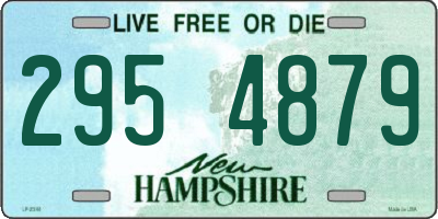 NH license plate 2954879